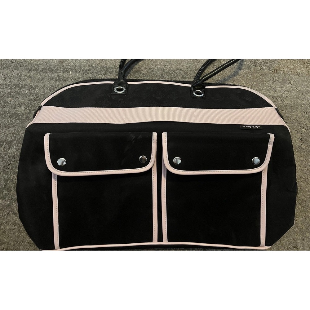 Mary Kay Consultant Zipper Satchel Tote Product Travel Bag Exterior Pockets